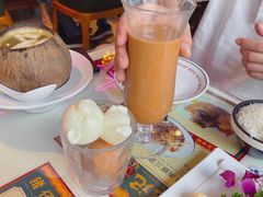 原盅椰汁炖土鸡汤-龙记·香港茶餐厅(海上世界店)