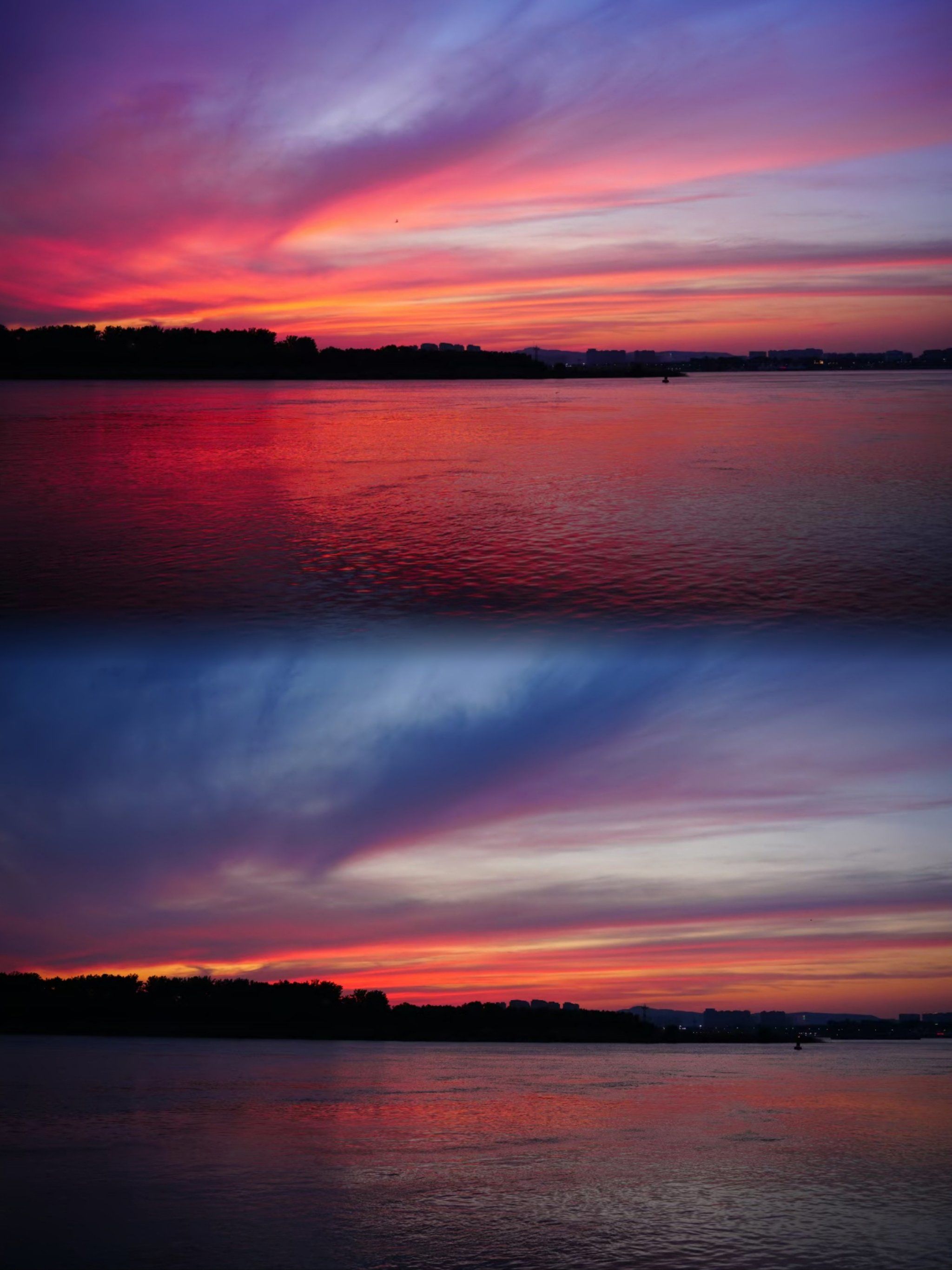 分享今日南京的史诗级晚霞