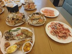 生食甜虾-禾斗海鲜自助(城阳宝龙店)