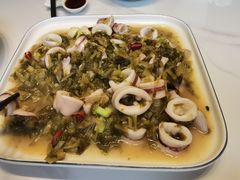 酸菜炒鱿鱼-温岭人家(红花北路店)