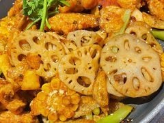 牛蛙鸡翅双拼悦蓉招牌干锅-精悦蓉(正大乐城店)