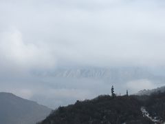 远处的雪山-太子岭滑雪场