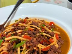 竹笋炒吊龙-加顺农场餐厅