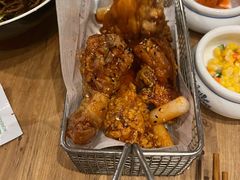 我在小幸福吃炸鸡-庭院里的小幸福(开发区万达店)