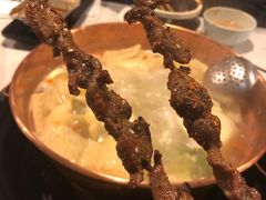 热气羊肉串-京韵胡同·酱香羊蝎子火锅涮肉(长寿路店)
