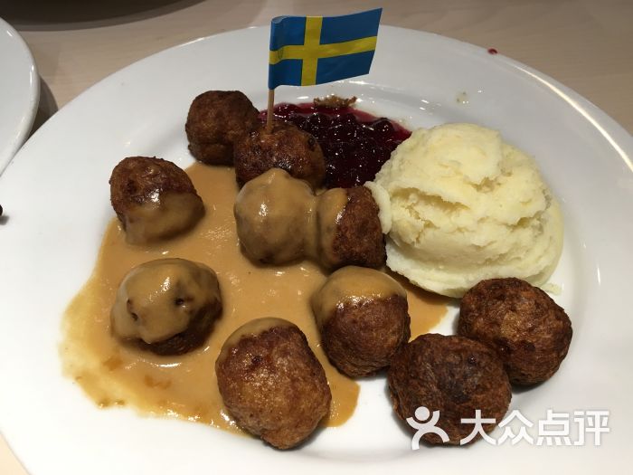 宜家餐厅瑞典肉丸图片 - 第1张