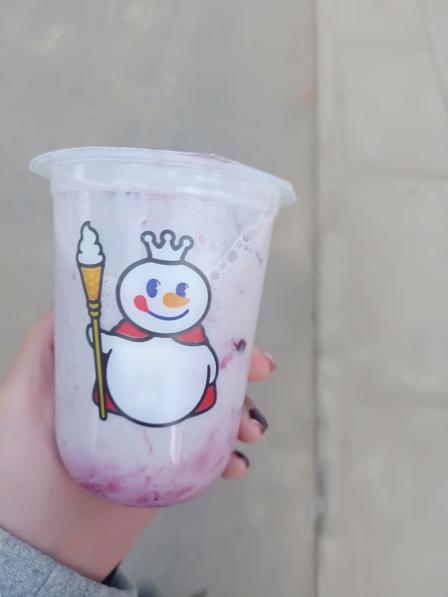 最近超火的蓝莓摇摇奶昔味道超好强烈推荐