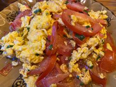 土鸡蛋炒西红柿-老根农家饭店