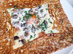 鸡蛋蘑菇熏肉荞麦可丽饼-RAC BAR(安福路店)