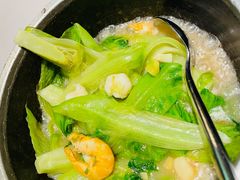 三虾炒生菜-上海大船酒店-沙滩餐厅