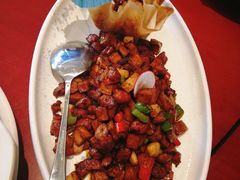 黑椒金蒜牛肉粒-香谷私厨(高新店)