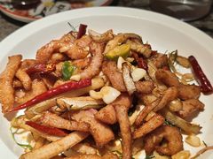 青柠麻香炒松板肉-新白鹿餐厅(松江开元地中海店)