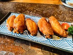 咸蛋黄酱香鸡翅-上楼私房菜(院士路店)