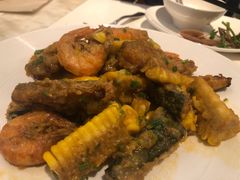 金沙黑南瓜焗虾-港丽餐厅(高德置地店)