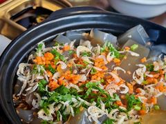 崂山海凉粉-崂山水果园农家宴(泉水鸡店)