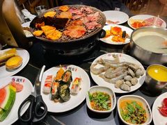 -韩京炭火烤肉自助料理(柯桥万达店)