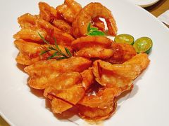 蜜汁酥皮虾-四季民福烤鸭店(西单华威约饭街店)