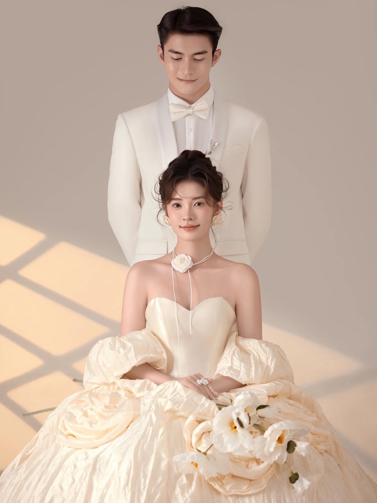 室内主纱婚纱照美到不行7575快来get同款