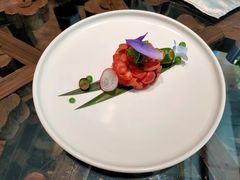 蟹籽灯烤阿根廷大红虾-箱美术馆私房菜(水晶郦城店)