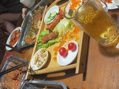 生吃牛肉-老兰家传统烧烤炒菜泡馍(小南门店)