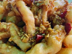 炸鱿鱼条-天伦海鲜·老味道·青岛菜(栈桥天主教堂店)