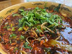 老板娘亲自拌匀的鳝丝-乐山第一家临江鳝丝(茶坊路店)