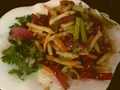 土豆条煸牛肉-德居源