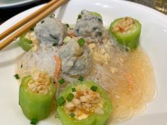 鲮鱼丸粉丝蒸丝瓜-国家五钻酒家·西樵旺阁渔村(西樵店)