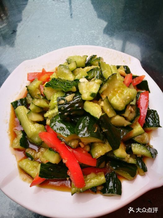 桃花嫂子面馆-蒜泥黄瓜图片-林州市美食-大众点评网