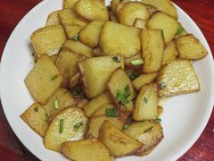 小葱农家土豆-芦茨金富饭庄·25年老字号·专做稻草鸡