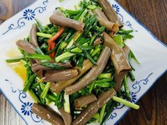 韭菜海肠-1910老鲁味海鲜·戳子肉·青岛菜(金沙滩店)