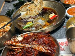 -草家酱蟹炭火烤肉店(珲春南路二店)