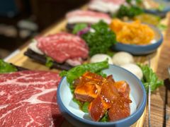 -明洞阿姨·韩式酱蟹烤肉·创意料理(三元桥店)