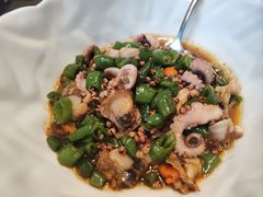 特色青椒焖小海鲜-九福楼大酒店