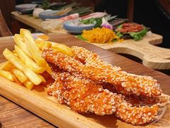 -明洞阿姨·韩式酱蟹烤肉·创意料理(三元桥店)