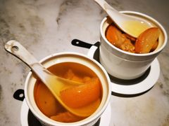 杏仁炖雪梨-柴门头啖汤·经典川菜·慢火汤品(锦城万达店)