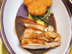 烤鸡配红薯四季豆-Tangled Tree Tavern 老藤树食栈