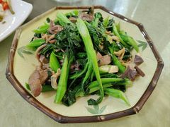 鸡什炒菜心-区海鸡场饭店(石壁店)