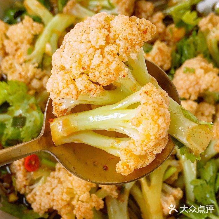 低卡捞汁拌花菜