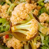 低卡捞汁拌花菜