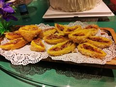 脆皮鸭丝卷-二姐家三个拿手菜·北塘海鲜·大馅锅贴王(成林道店)