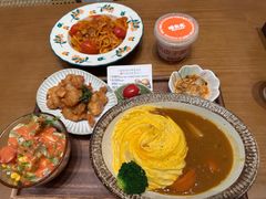 盐酥鸡咖喱蛋包饭-暖食光·台式家庭餐厅·生日主题店(万达店)