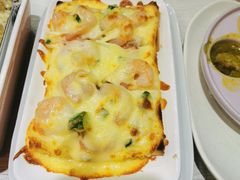 芝士虾仁焗饭-蘑菇餐厅(马台街店)