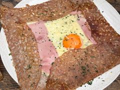 巴黎火腿鸡蛋芝士蘑菇可丽饼-RAC BAR(安福路店)