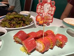 升级版墨鱼鲜虾红米肠-喜势点·糖沙翁手工茶点·本地人茶居(永庆坊店)