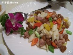 鲜淮山桂圆炒鸡粒-广东胜利宾馆西关粤中餐厅