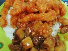 双拼盖饭-北京理工大学新食堂