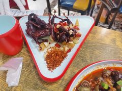 油炸小鹌鹑-老闵田螺馆·南昌特色小炒(梦时代店)