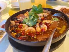 鲜虾毛血旺-文兴酒家(晶品店)