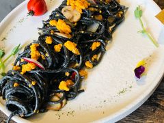 海胆墨鱼汁意面-HIGH FIVE哈福手工汉堡(桂林路店)